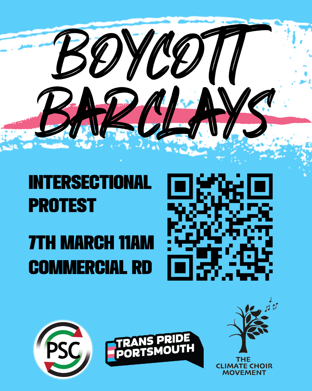 Boycott Barclays Protest